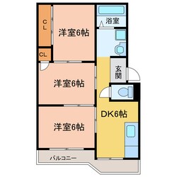 豊浜マンションの物件間取画像